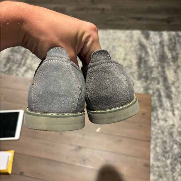 Florsheim Grey Suede Slippers Size 9 - Picture 4 of 6